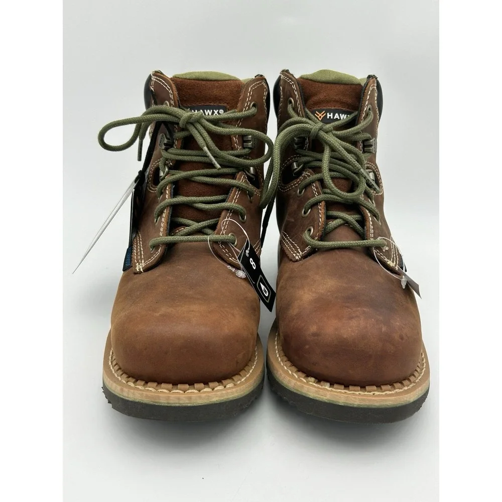 Hawx‎ Women's BHXW0WRPW119 Crew Chief Safety Waterproof Work Boots Sz 8B